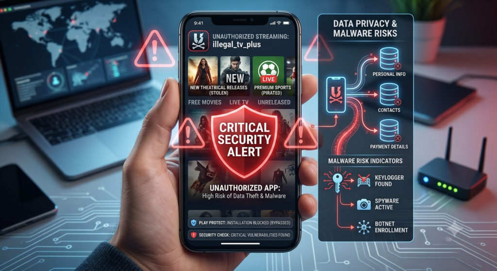 Risks of using Xtreme HD IPTV Mod APK on Android devices