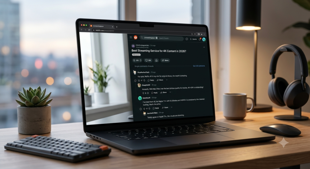 Reddit community discussing IPTV streaming experiences and user reviews